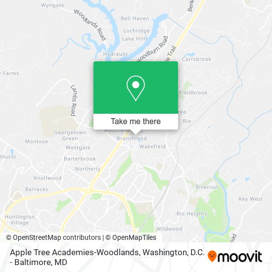 Apple Tree Academies-Woodlands map