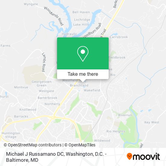 Mapa de Michael J Russamano DC