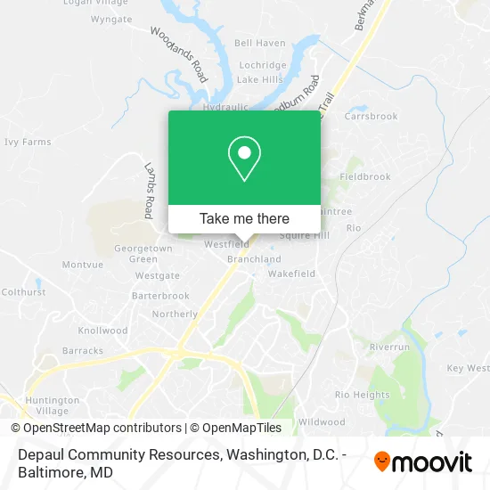 Depaul Community Resources map