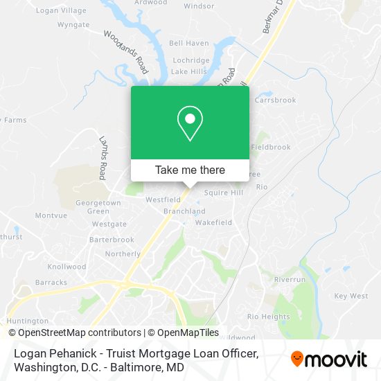 Mapa de Logan Pehanick - Truist Mortgage Loan Officer