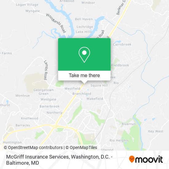Mapa de McGriff Insurance Services