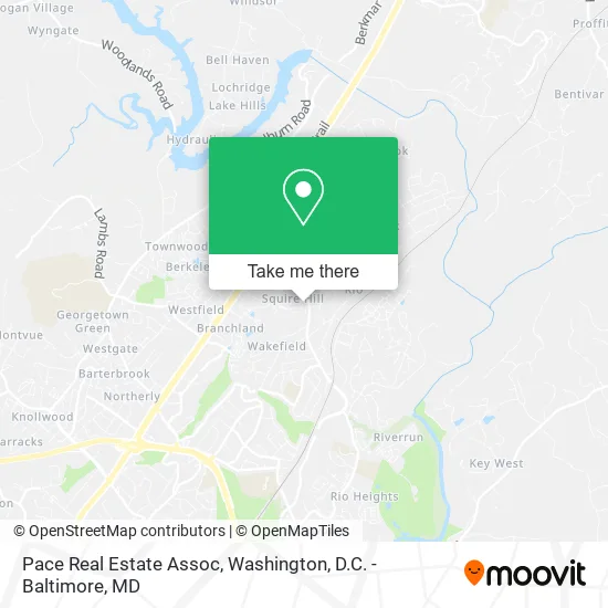 Pace Real Estate Assoc map