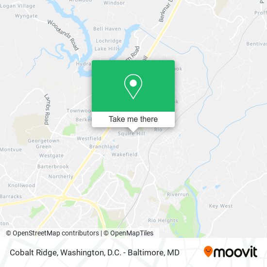 Cobalt Ridge map