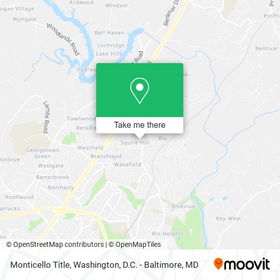 Mapa de Monticello Title
