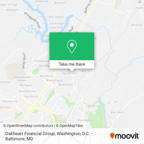 Oakheart Financial Group map