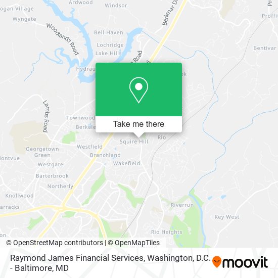 Raymond James Financial Services map