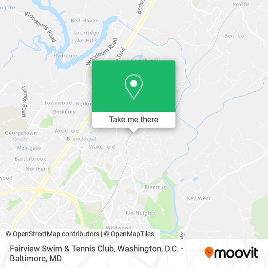Mapa de Fairview Swim & Tennis Club