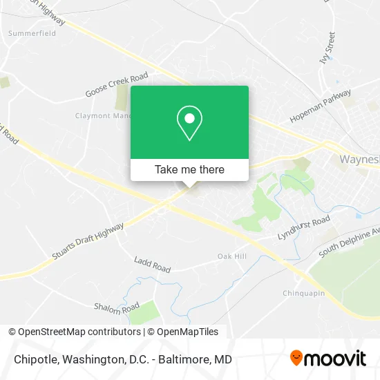 Chipotle map