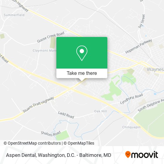 Mapa de Aspen Dental