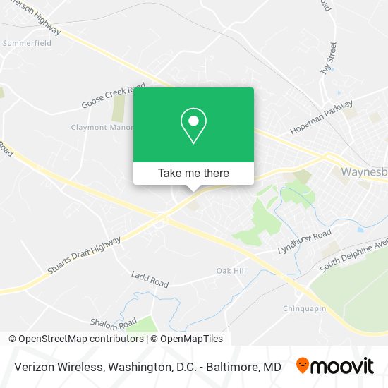 Verizon Wireless map