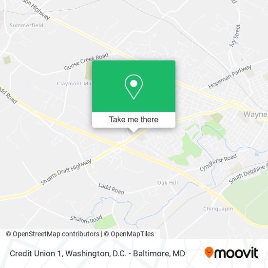 Credit Union 1 map