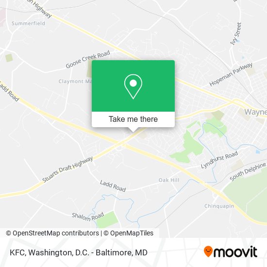 Mapa de KFC