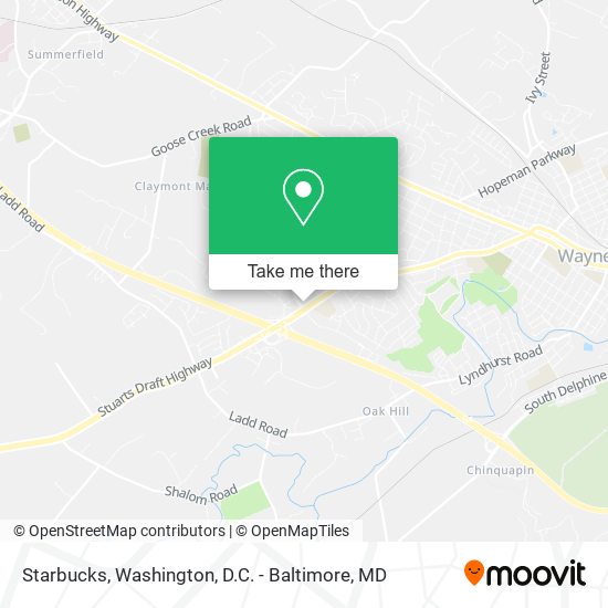 Starbucks map