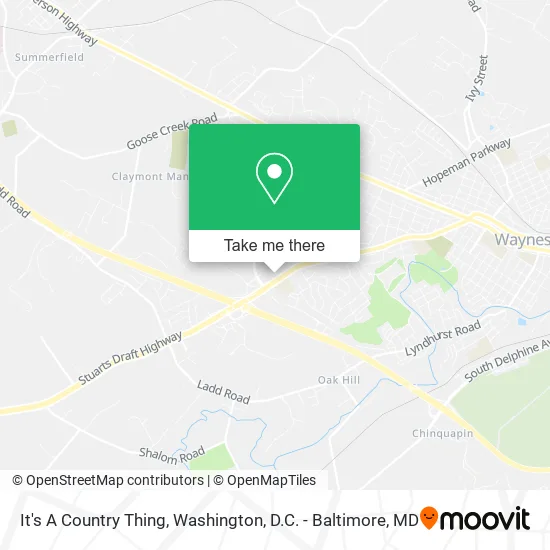 It's A Country Thing map