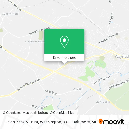 Union Bank & Trust map