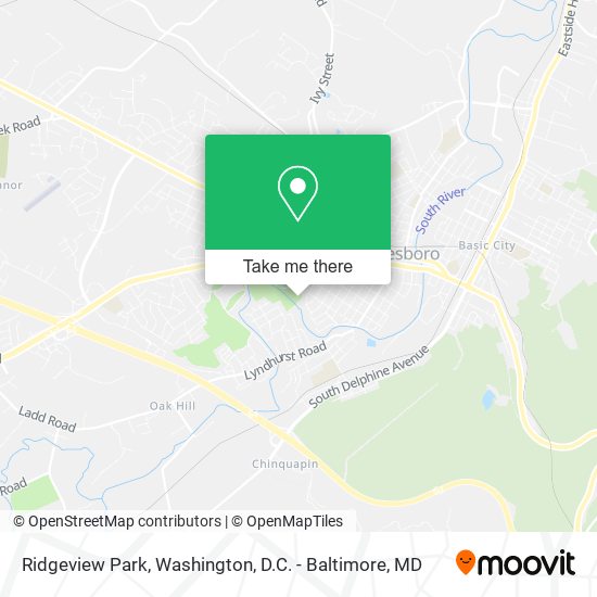 Ridgeview Park map
