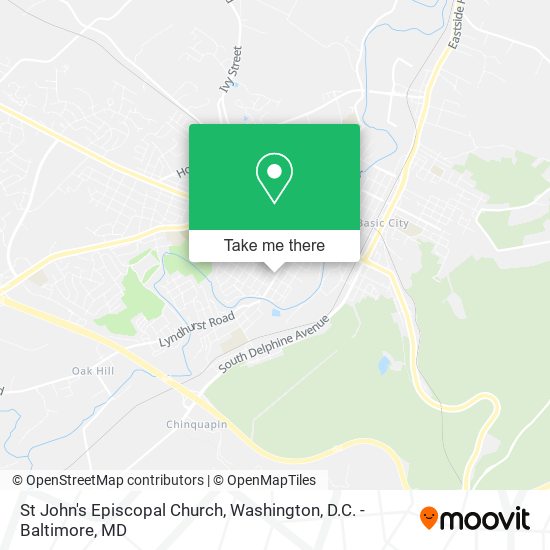 Mapa de St John's Episcopal Church