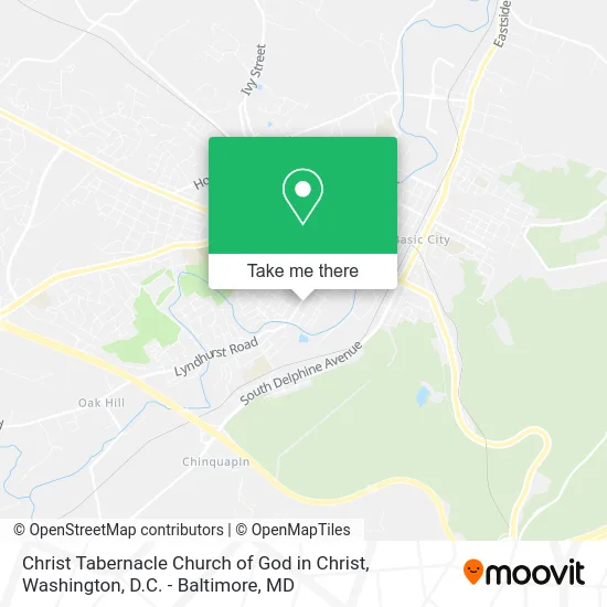 Christ Tabernacle Church of God in Christ map