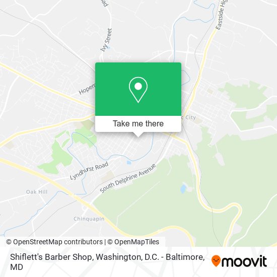 Shiflett's Barber Shop map