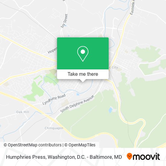 Mapa de Humphries Press