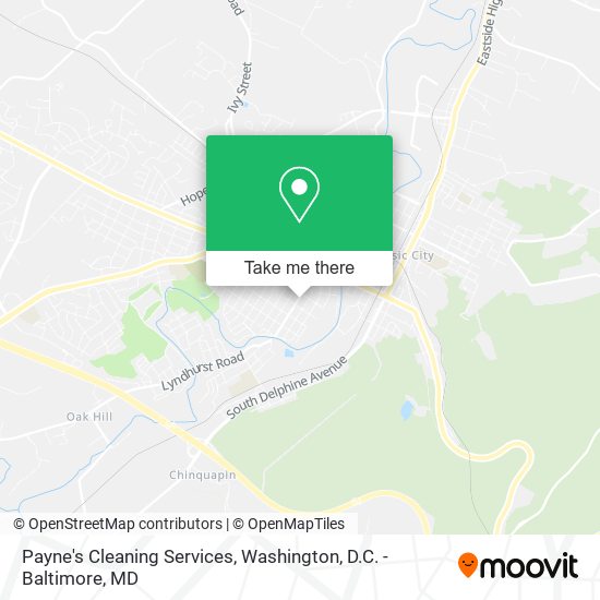 Payne's Cleaning Services map
