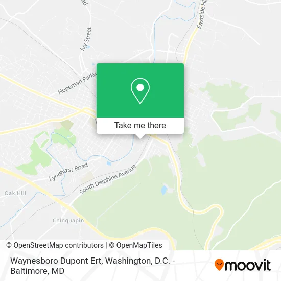 Waynesboro Dupont Ert map