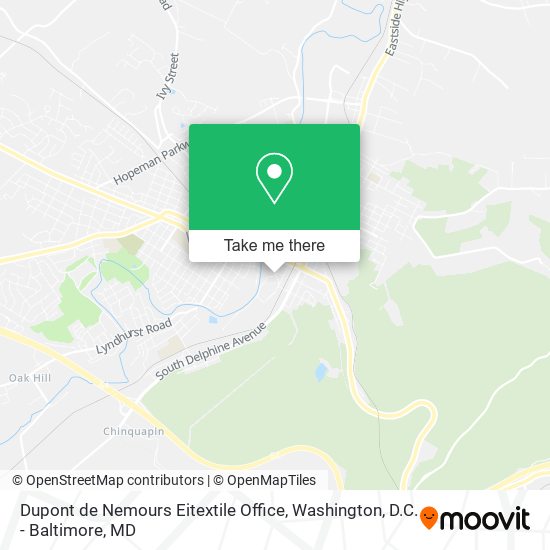 Dupont de Nemours Eitextile Office map