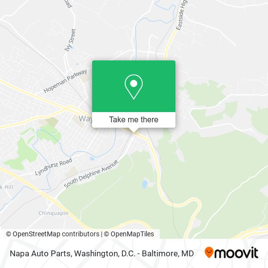 Napa Auto Parts map