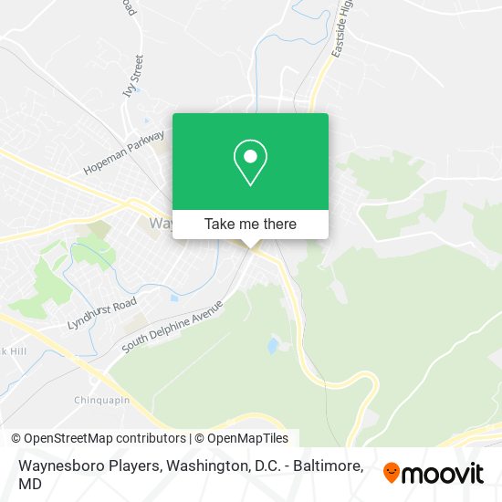 Waynesboro Players map