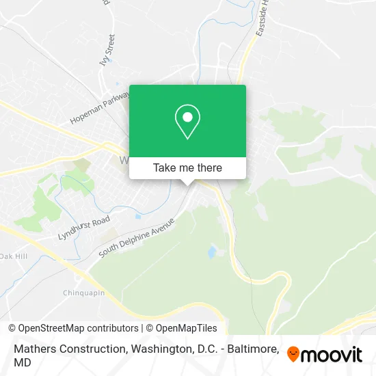 Mathers Construction map