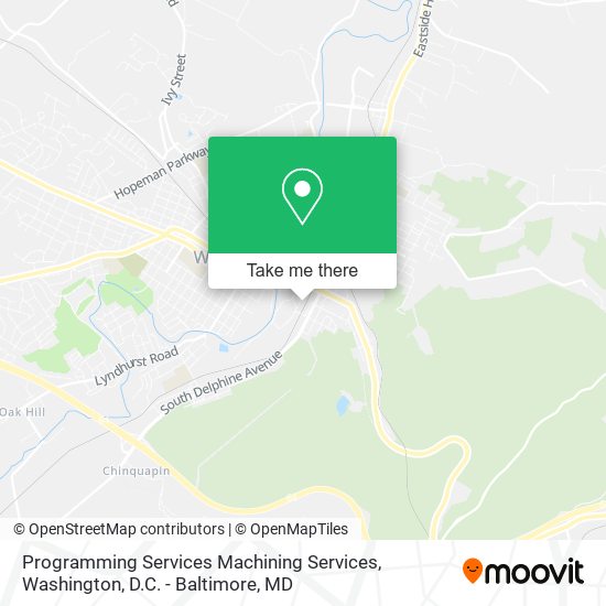 Programming Services Machining Services map
