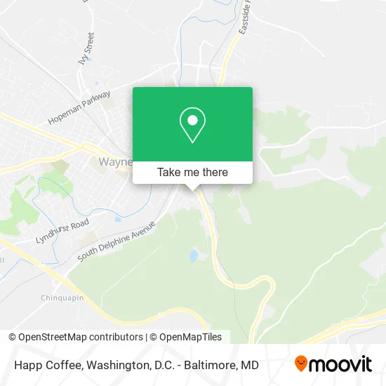 Happ Coffee map