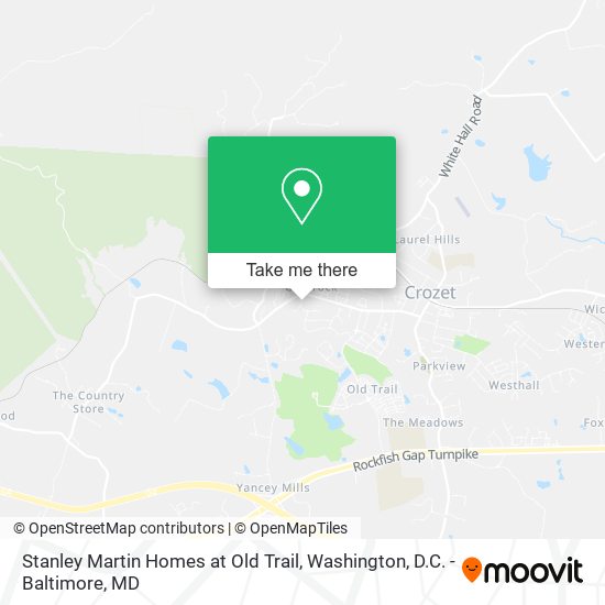Mapa de Stanley Martin Homes at Old Trail
