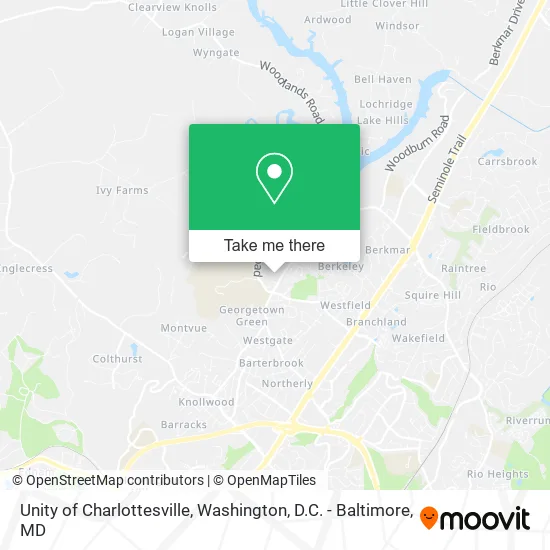 Unity of Charlottesville map