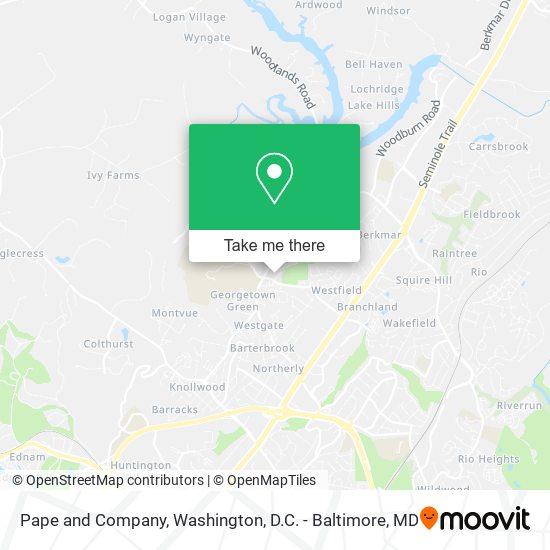Pape and Company map