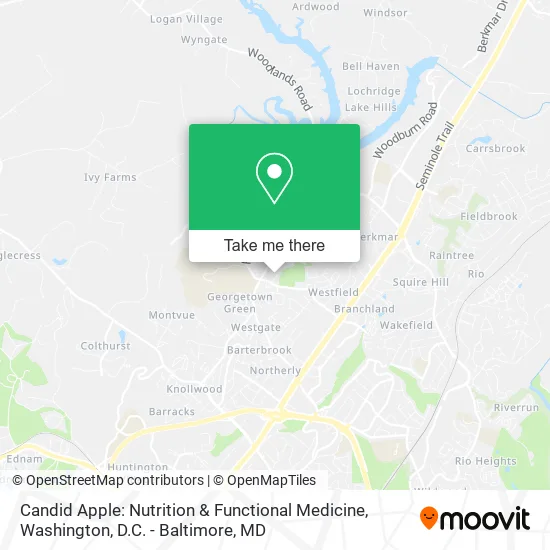 Candid Apple: Nutrition & Functional Medicine map