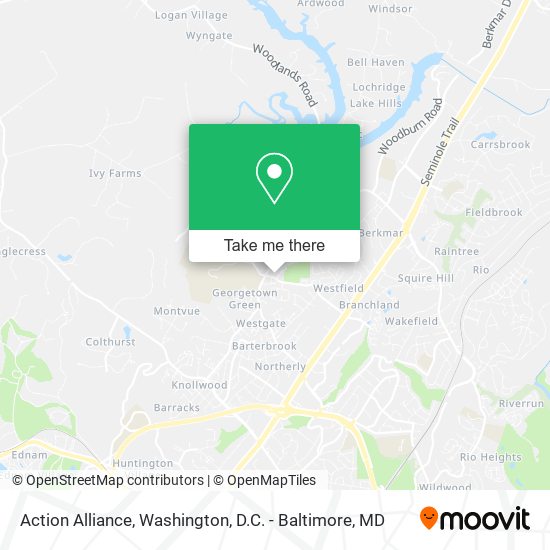 Action Alliance map
