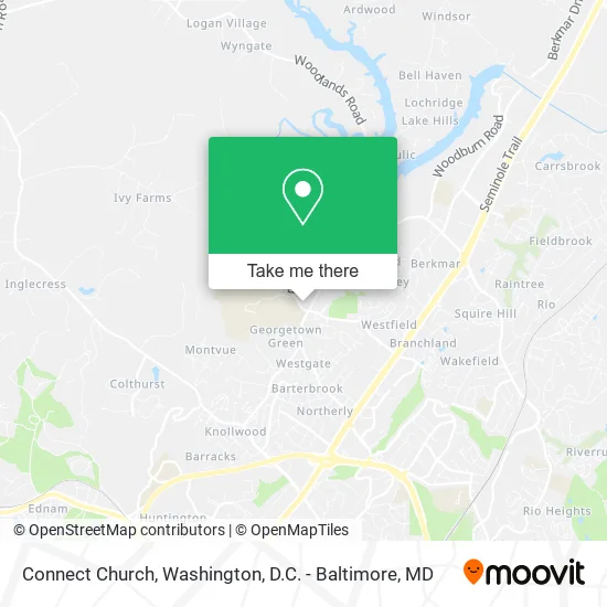 Connect Church map