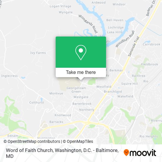 Word of Faith Church map