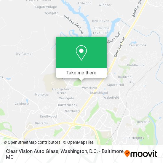 Mapa de Clear Vision Auto Glass