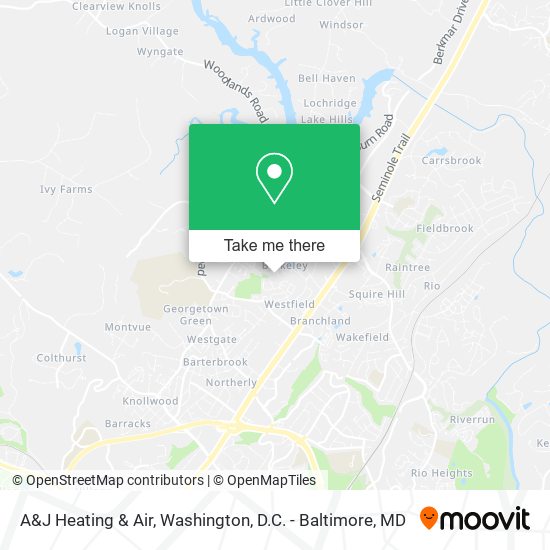 A&J Heating & Air map