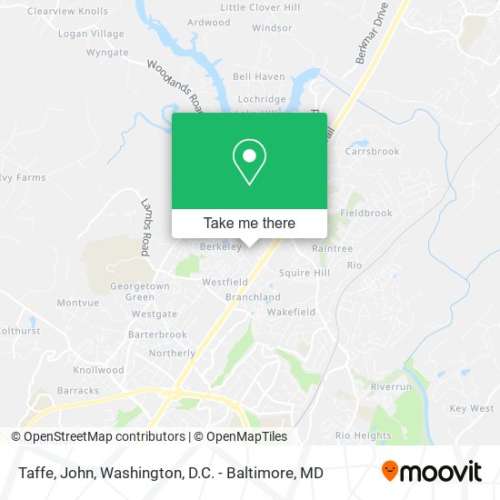 Taffe, John map