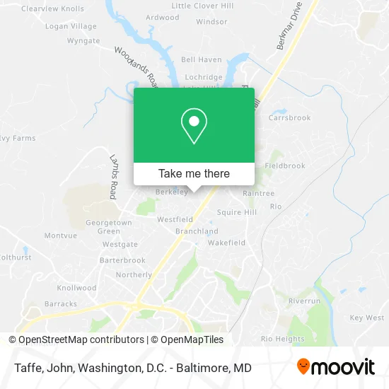 Taffe, John map