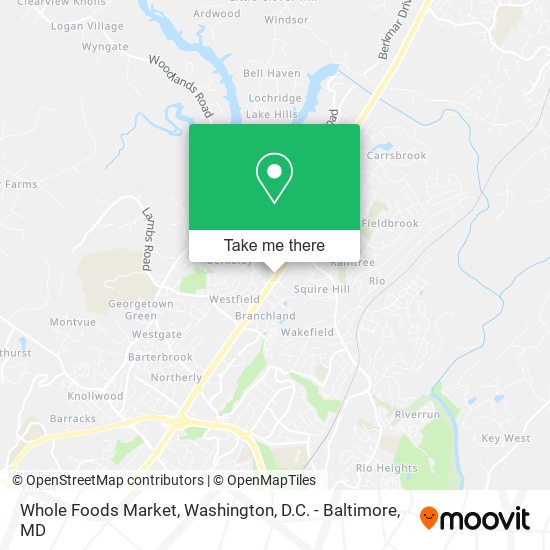 Whole Foods Market map