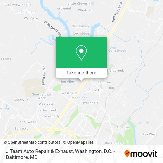 J Team Auto Repair & Exhaust map