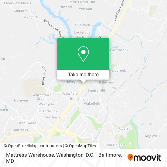 Mattress Warehouse map