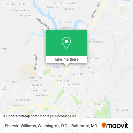 Sherwin-Williams map