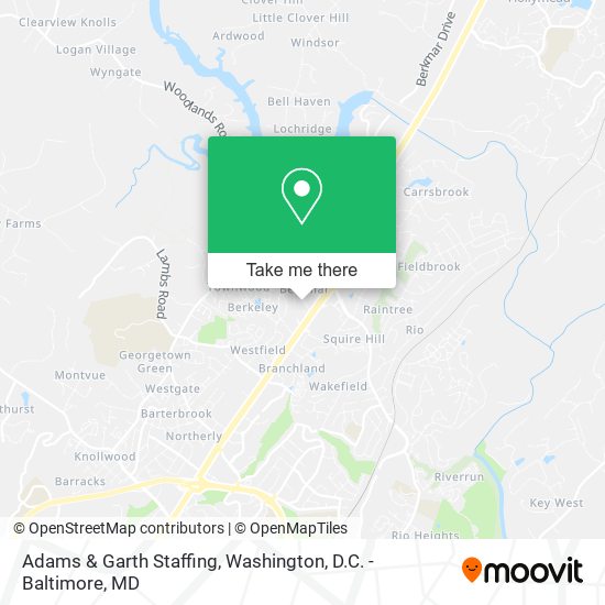 Adams & Garth Staffing map