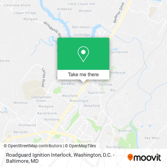 Roadguard Ignition Interlock map