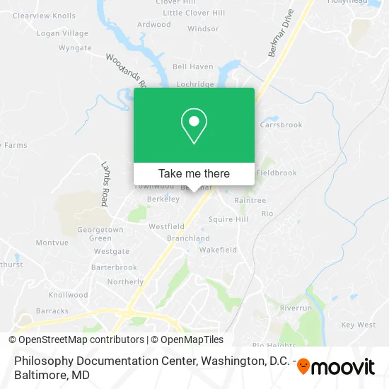 Philosophy Documentation Center map